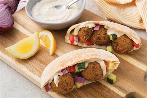 Falafel Pita Pocket with Tahini Sauce - Mission Foods