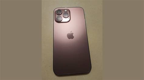 New images claim to show the back of the Rose Gold iPhone 13 Pro ...