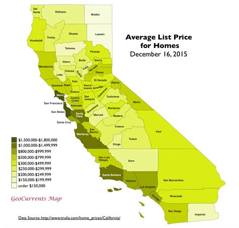 California Cost Of Living Map - Klipy - California Cost Of Living Map ...