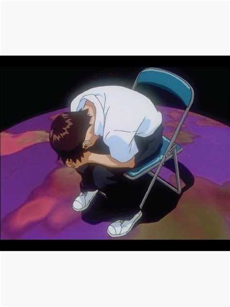 "Shinji Crying" Poster by Jake-Mullins | Redbubble