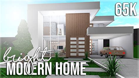 BLOXBURG || Bright modern home 65k - YouTube