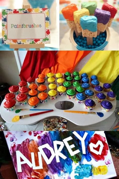 21 Paint Party Ideas - Spaceships and Laser Beams