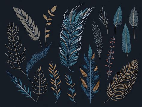 Download Feathers, Plumage, Pattern. Royalty-Free Stock Illustration ...