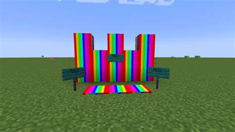 White Wool To Rainbow Wool Minecraft Texture Pack