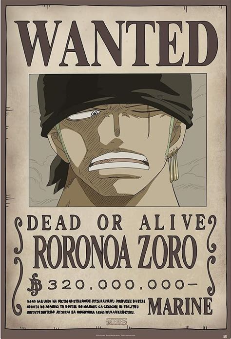 fenomeno presentare eredità roronoa zoro wanted poster wano Economia ...