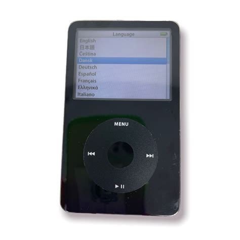 Used iPod Classic 5th Gen 30GB Black . MP3 Audio/Video Player, Like New ...