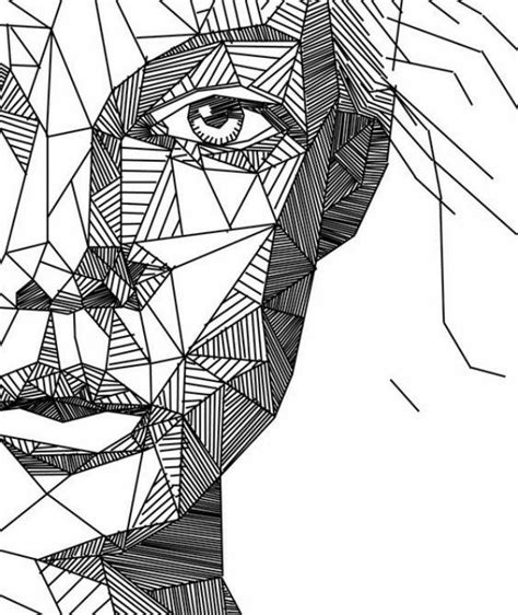 80 Best Examples Of Line Drawing Art - Bored Art | Geometric drawing, Geometric art, Art drawings