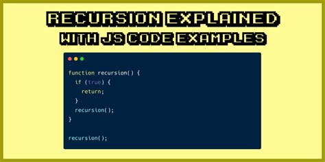 What is Recursion? A Recursive Function Explained with JavaScript Code ...