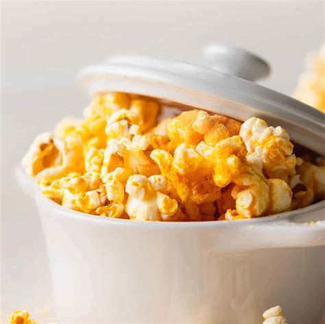 Homemade Cheese Popcorn Recipe - The Cheese Knees