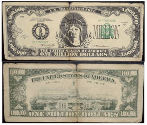 What Does A Real One Million Dollar Bill Look Like | Webphotos.org