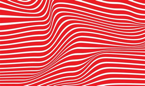 Abstract stripe background in red and white with wavy lines pattern. 4574263 Vector Art at Vecteezy