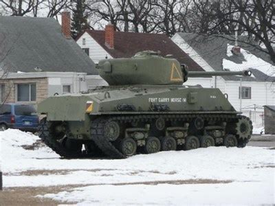 Sherman M4A2E8 Tank - Winnipeg MB - Military Ground Equipment Displays ...