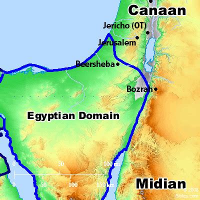 Bible Map: Midian