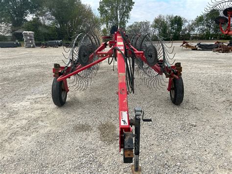 Massey Ferguson 3983 12 wheel rake | Lauf Equipment