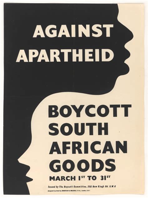 Against Apartheid Poster - Design Week