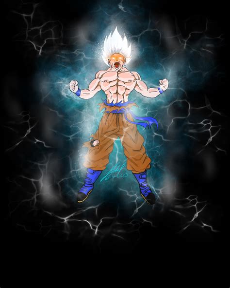 Goku MUI Rage by dudezkie on DeviantArt