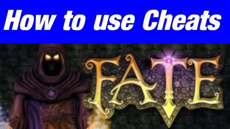 How to use Cheats in Fate - YouTube