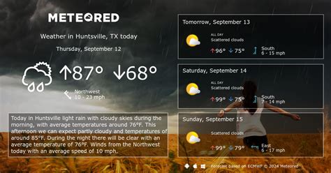 Huntsville, TX Weather 14 days - Meteored