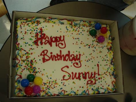 Happy Birthday Sunny! | My Birthday Cake! (courtesy of Brian… | Flickr