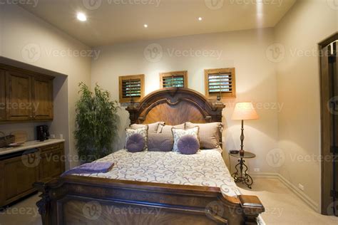 View Of Tidy Bedroom 1261643 Stock Photo at Vecteezy