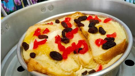 Cara Buat PUDING ROTI KUKUS yang Simple dan Sedap - Bread Pudding - YouTube