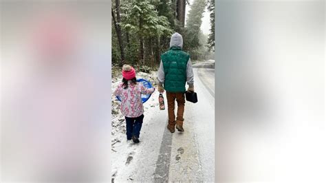 Bay Area snow photos: rare winter storm transforms California landscape ...