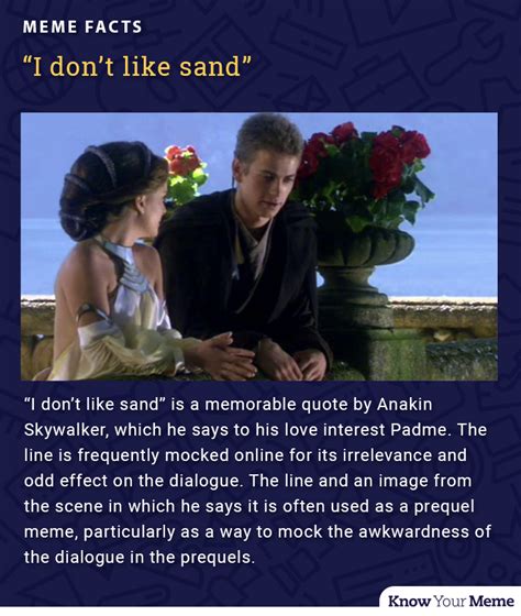 I Don't Like Sand | Know Your Meme