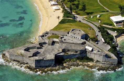 Fort St. Catherine Beach and Museum in Bermuda