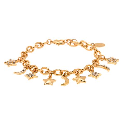 Celestial Charm Bracelet - Gold | Icing US