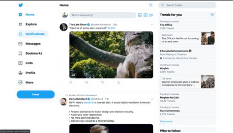 Twitter tests out another desktop redesign with trends on the right ...