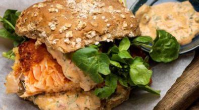 Crispy Trout Burger, Watercress, Fish Burger Sauce | Fish Focus