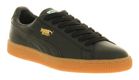 Puma Basket Classic Black Gum in Black for Men | Lyst