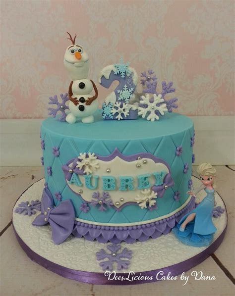 Frozen, Elsa and Olaf - Dees'Licious Cakes by Dana | Frozen birthday ...