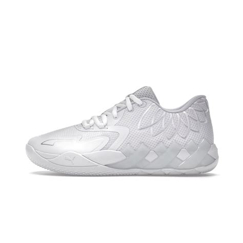 Puma LaMelo Ball MB.01 White SilverPuma LaMelo Ball MB.01 White Silver ...