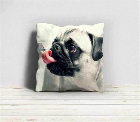 Pug Pillow Pug Throw Pillow Throw Pillow Pug Dog Pillow - Etsy