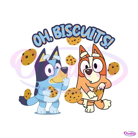 Oh Biscuits Png, Bandit Bluey Png, Cartoon Png Digital File, 58% OFF