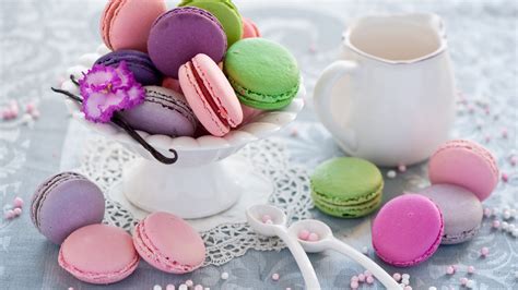 Cute Macaroon Cookies - 2022 Live Wallpaper HD