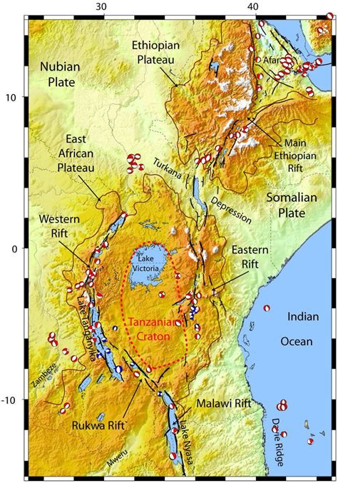 The East African Rift System is a 5,000 km long series of continental ...