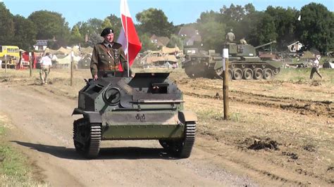 Rare Replica Polish TKS Tankette at War & Peace Revival 2014 - YouTube