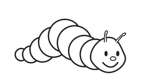 Simple Caterpillar Drawing at GetDrawings | Free download