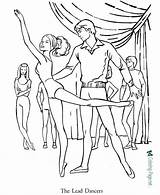 Ballet Coloring Pages sketch template