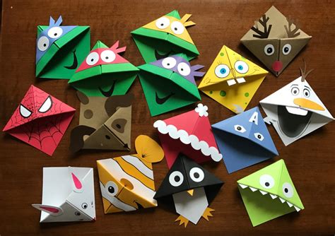 Page Corner Character Bookmarks - Etsy | Segnalibri per bambini, Segnalibri di carta, Kids crafts