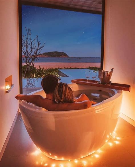 Perfect spot for a late night tub @paigunna... | Romantic bath, Romantic couples, Romantic