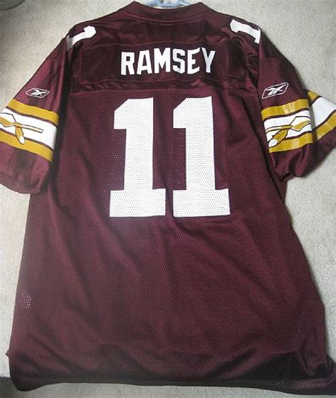 NFL Washington Redskins 70th Anniversary Patrick Ramsey #11 Jersey XL ...