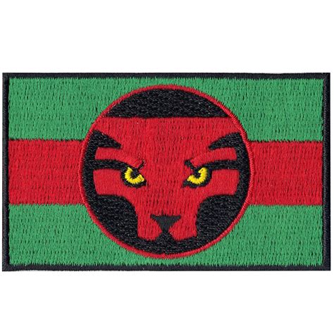 Wakanda Flag Embroidered Iron on Patch