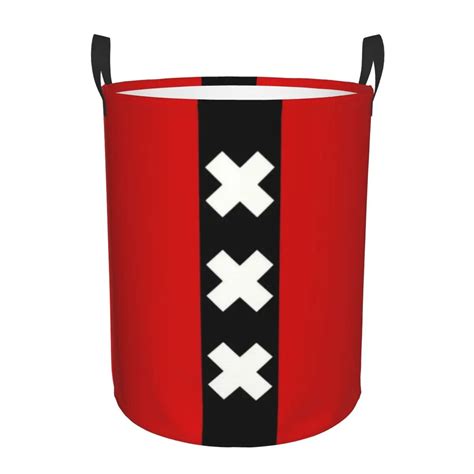 Amsterdam Andreas Cross Laundry Hamper Large Clothes Storage Basket ...