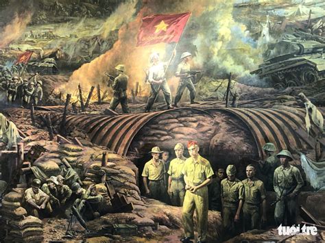 The larger-than-life war-themed mural named Vietnam’s new fine arts ...