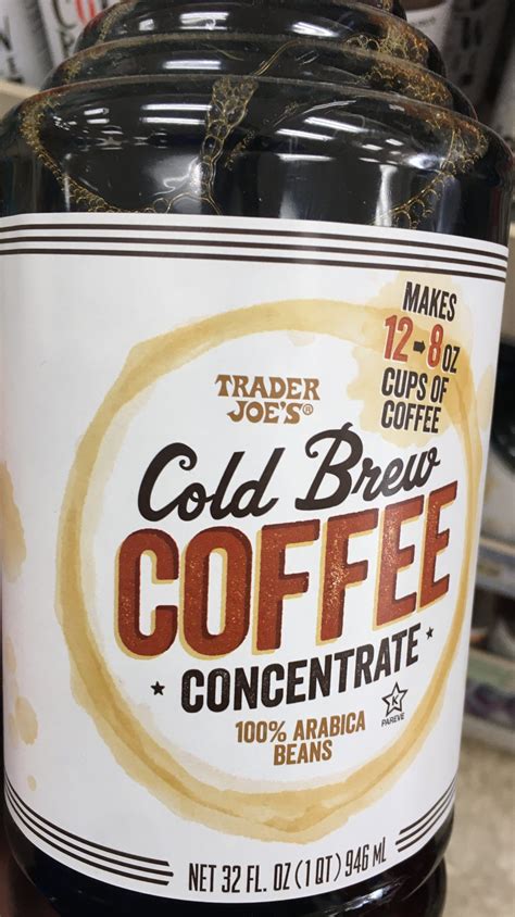 Trader Joe's Cold Brew Concentrate, 100% Arabica - Trader Joe's Reviews