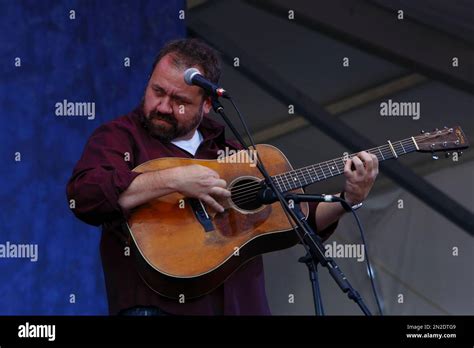 Dan Tyminski with Alison Krauss & Union Station performs at the New Orleans Jazz & Heritage ...