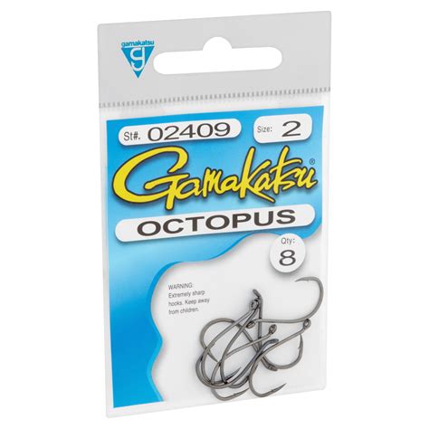 gamakatsu octopus hook size 2 8 per pack # 02409 hooks Order online here to give you what you ...